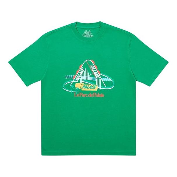 PALACE French Ones Printing Short Sleeve Unisex Green PAL-SS20-103