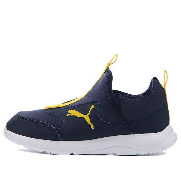 (GS) PUMA Fun Racer Slip On Blue/Yellow 193668-03