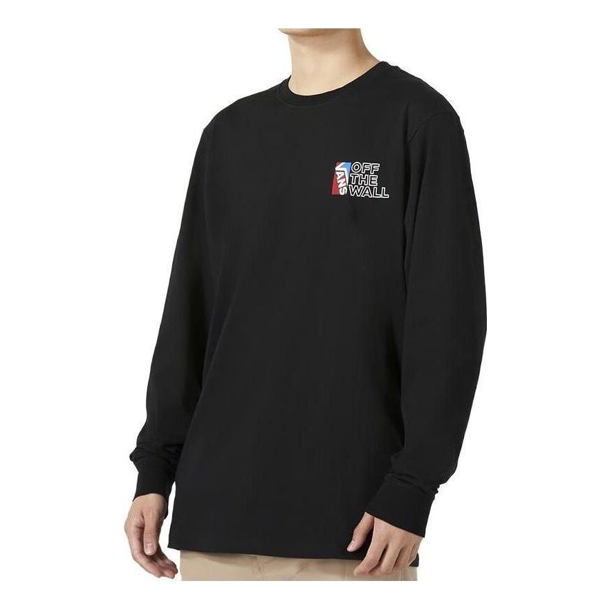 Vans Dimensions Long Sleeve T-Shirt 'Black' VN0A54NWBLK