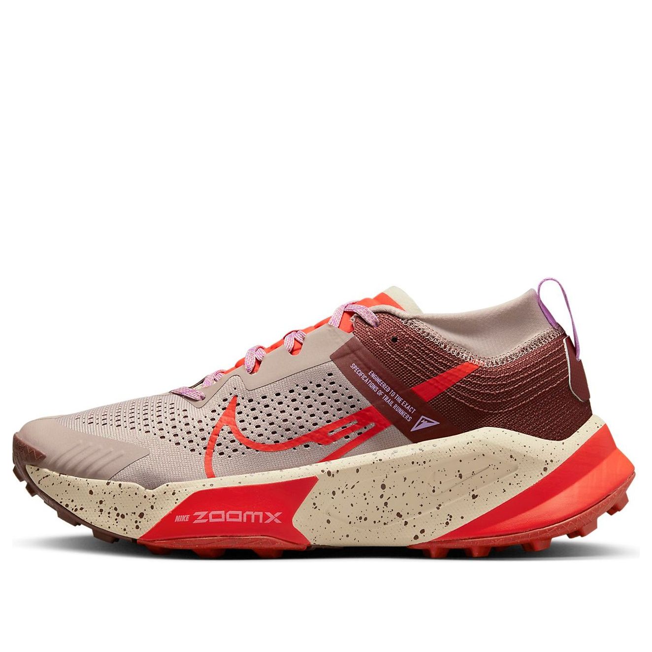 Nike ZoomX Zegama Trail 'Diffused Taupe Dark Pony Sand Drift Picante Red' DH0623-200