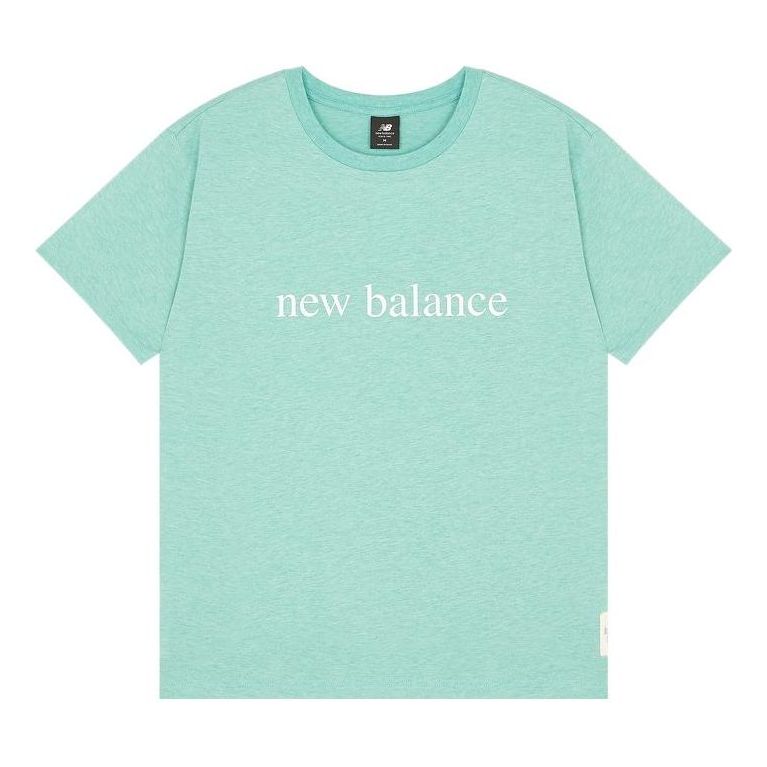 New Balance Essential Logo T-Shirt Asia Sizing 'Mint Green' AMT21566-OHH