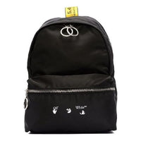 Men's Off-White Mini Industrial Shoulder Strap Black Backpack OMNB017F21FAB0011010