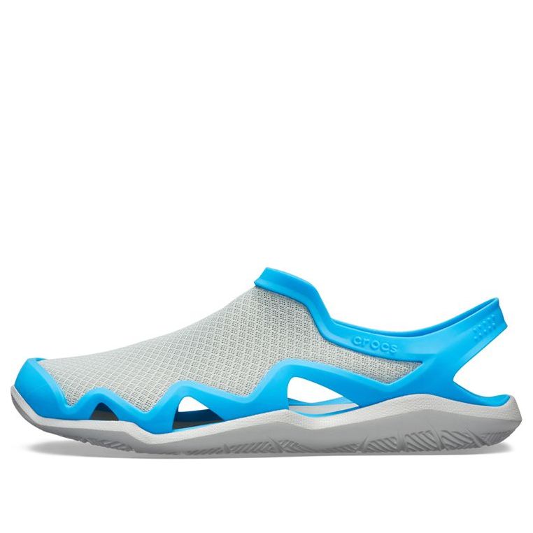 Crocs Swiftwater Mesh Wave Sandals 'Grey Blue' 205701-07X