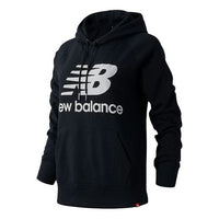 (WMNS) New Balance Essentials Pullover Hoodie Asia Sizing 'Black' WT03550-BK