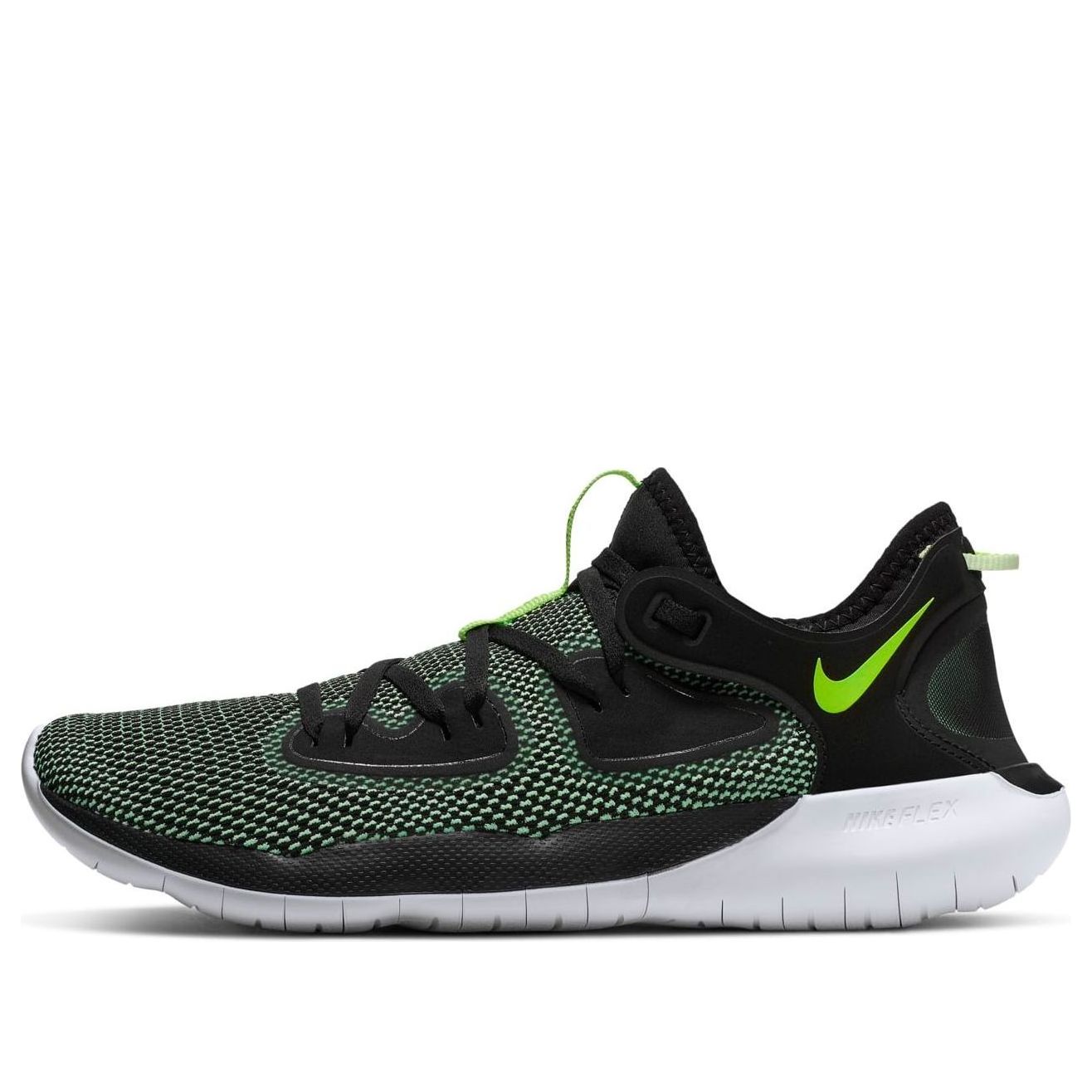 Nike Flex 2019 RN 'Black Electric Green' AQ7483-007
