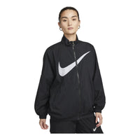 (WMNS) Nike Sportswear Essential Woven Jacket 'Black' DX5865-010
