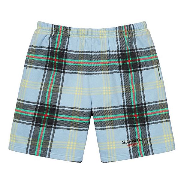 Supreme SS21 Week 10 Plaid Sweatshort Shorts SUP-SS21-671