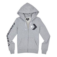 (WMNS) Converse Star Chevron Full-Zip Jacket Asia Sizing 'Grey' 10007111-A02