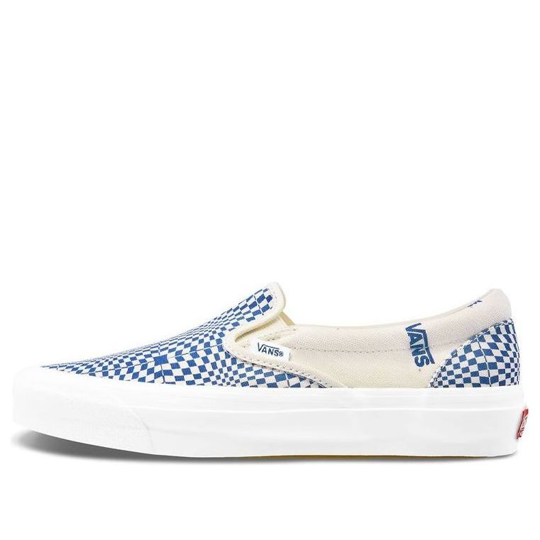 Vans Slip-On Optical Check 'True Blue' VN0A45JK1ZQ