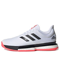 adidas SoleCourt 'White Signal Pink' FU8114