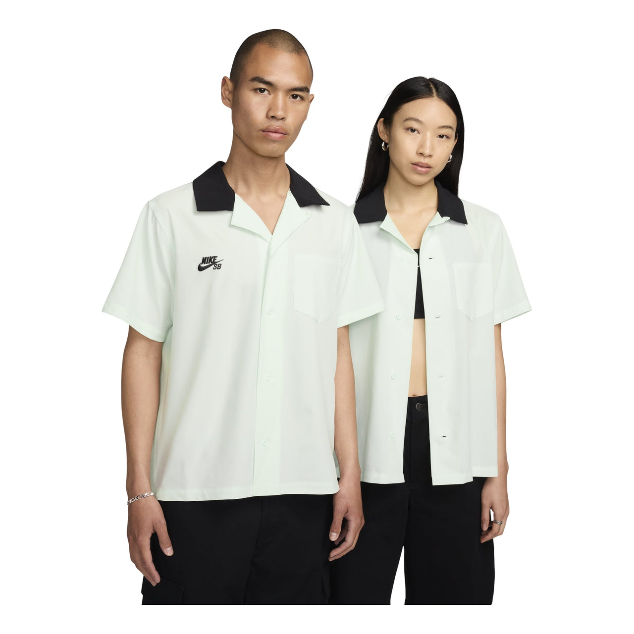 Nike SB Short-Sleeve Button-Up Skate Bowler Shirt 'Federation Agnostic' FZ4059-394
