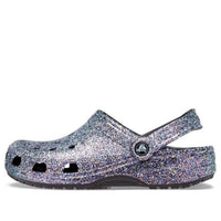 Crocs Classic Glitter Clogs 'Silver Multi' 205942-0C4