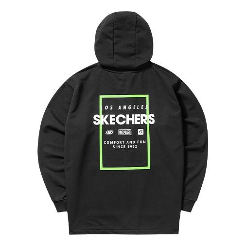 Skechers Graphic Hoodies 'Black White Green' L121U132-0018