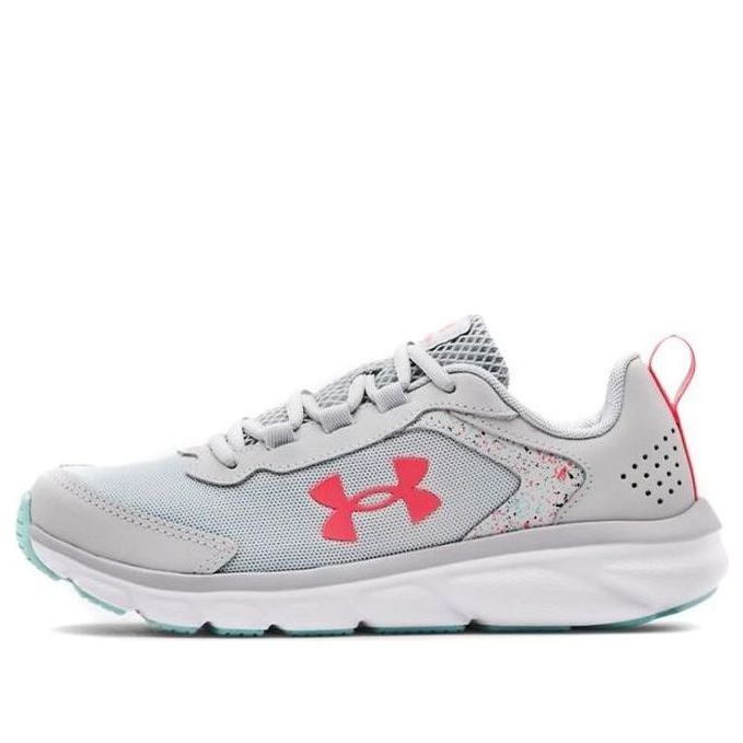(GS) Under Armour Assert 9 'Paint Splatter - Halo Grey Pink' 3024867-100