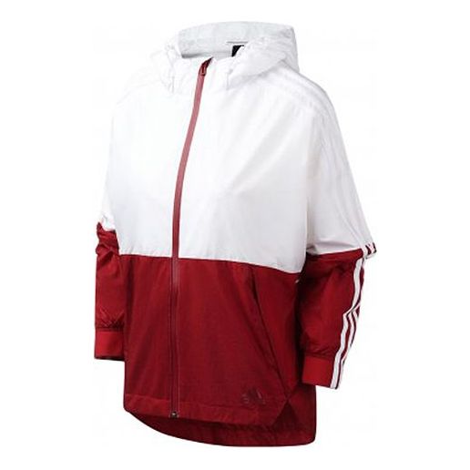 (WMNS) adidas Sportswear Jacket Eh3853 White/Red EH3853