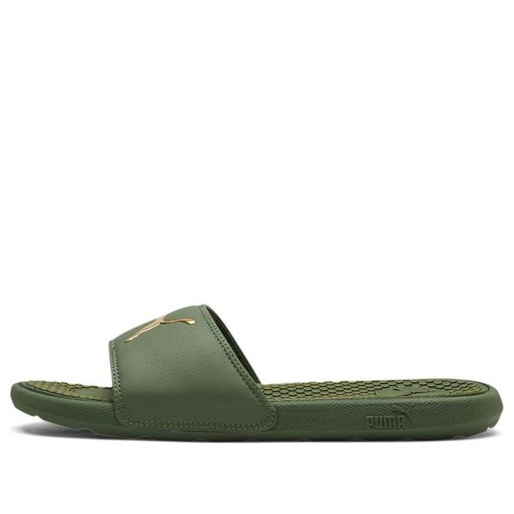 (WMNS) PUMA Cool Cat Sport Slide 'Olivine Team Gold' 371016-15