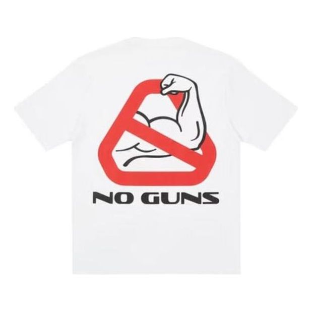 Palace SS22 Nein Guns T-Shirt 'White' P22TS119