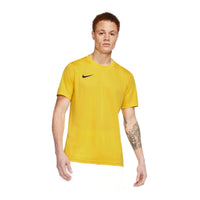 Men's Nike Dri-FIT Logo Printing Round Neck Pullover Short Sleeve Us Edition Yellow T-Shirt BV6708-719