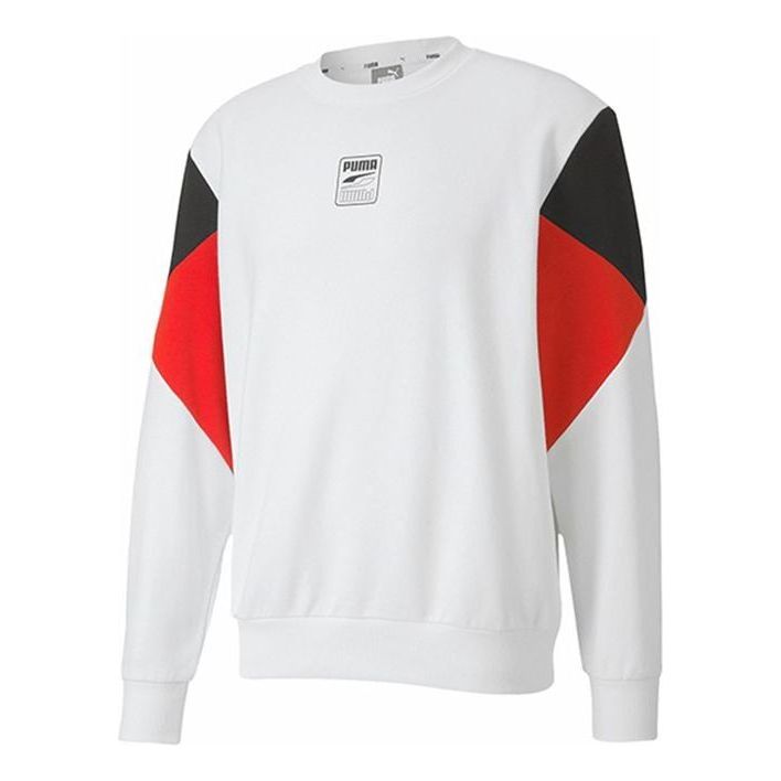 PUMA Herren Sweatshirt 'White Red Blue' 585271-02