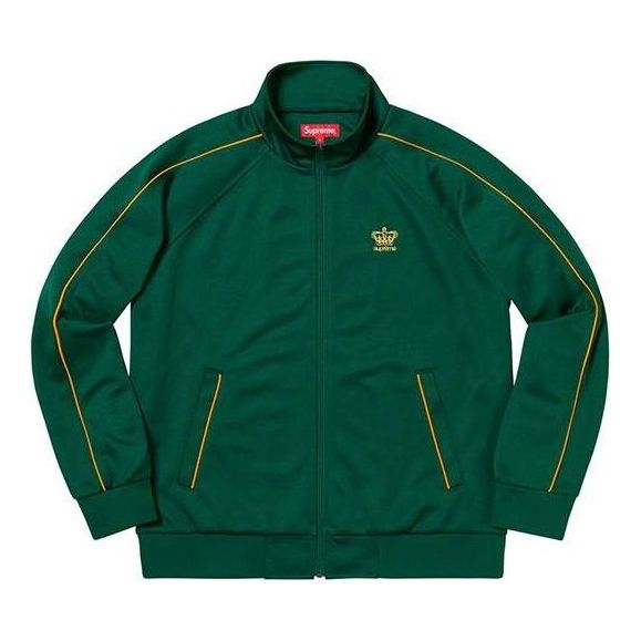 Supreme Crown Track Jacket 'Green' SUP-FW19-181
