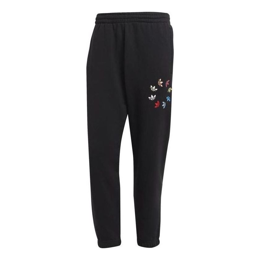 adidas Adicolor Shattered Trefoil Sweat Pants 'Black' H37730