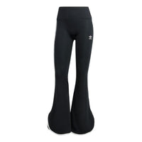 (WMNS) adidas Originals Always Flared Leggings Asia Sizing 'Black White' IC5590