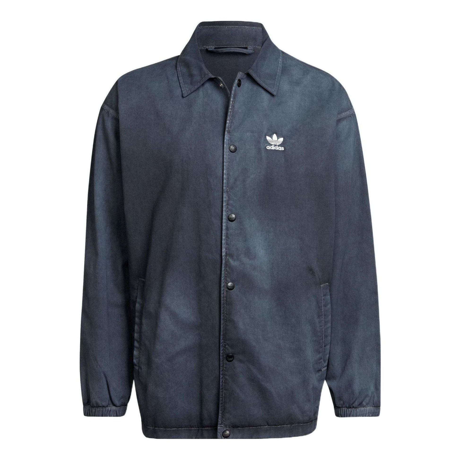adidas originals Essentials+ Dye Coach Shirt 'Black' HK7513