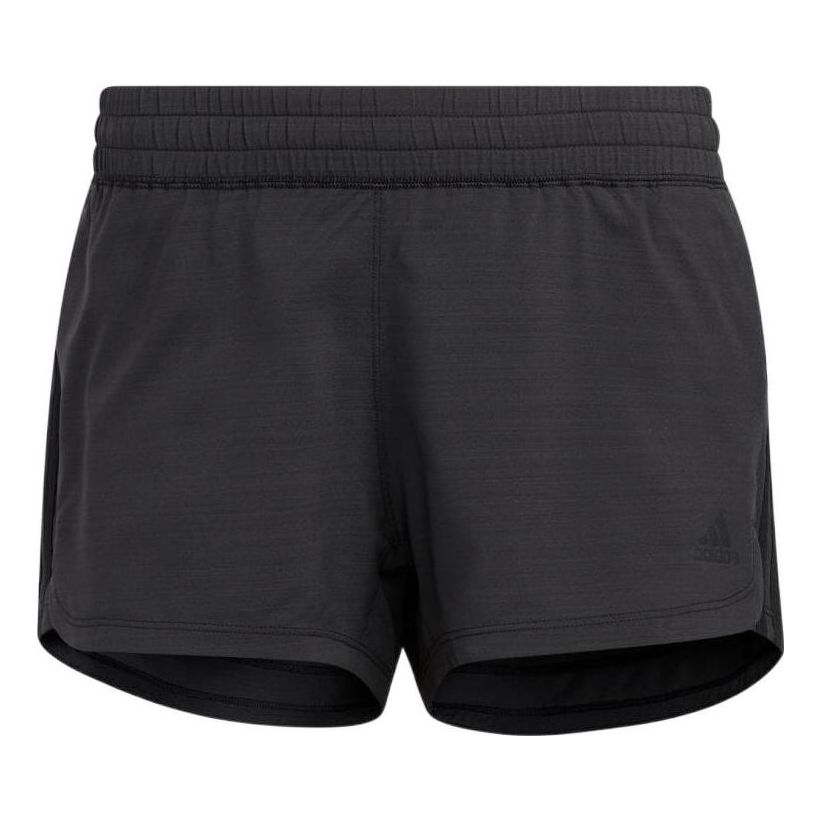 (WMNS) adidas Pacer Training 3-Stripes Heather Woven Shorts Asia Sizing 'Black' GT1186