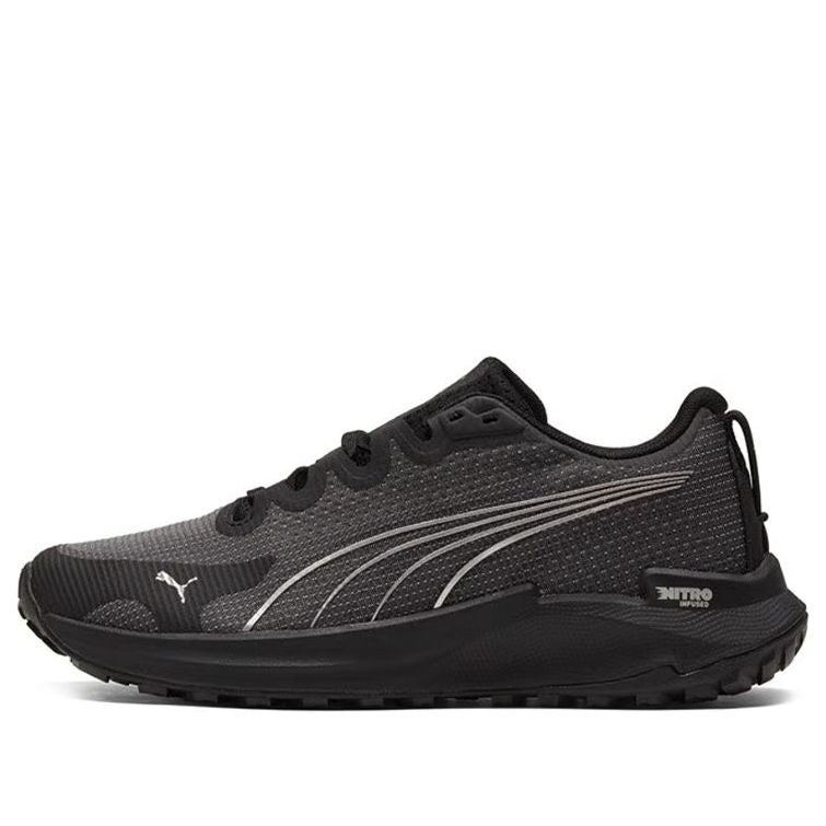 (WMNS) PUMA Fast-Trac Nitro 'Black Metallic Silver' 377046-01