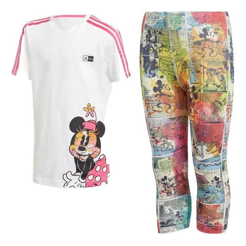 (GS) adidas Minnie Mouse Summer Set Asia Sizing 'White Pink' GM6921