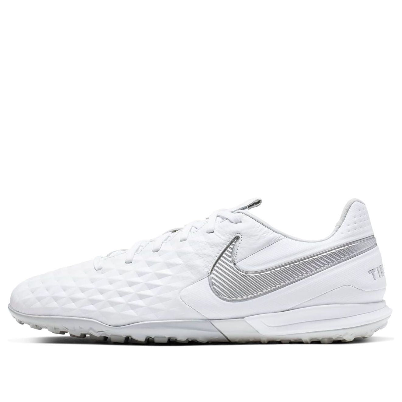 Nike Legend 8 Pro TF 'White Silver' AT6136-100
