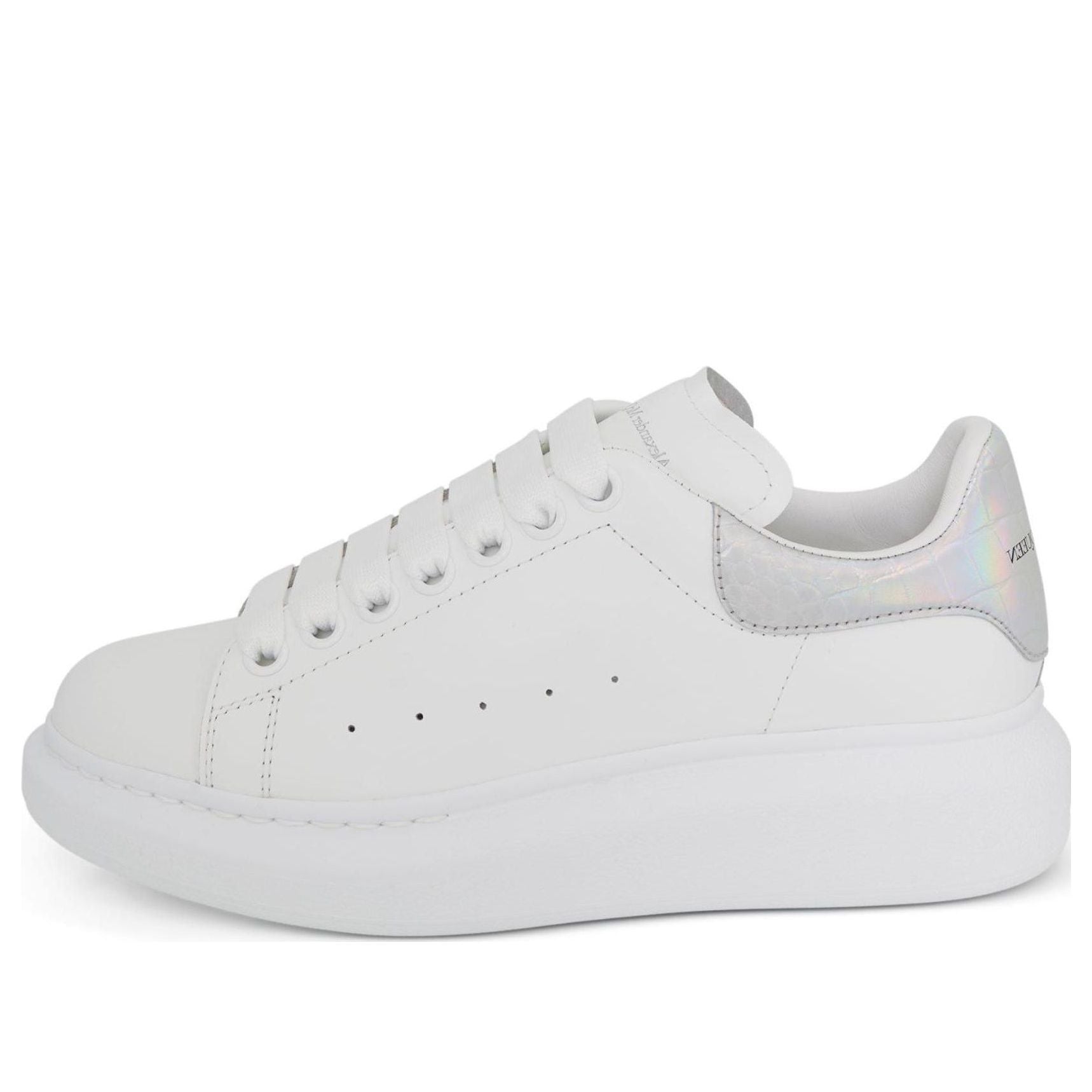 (WMNS) Alexander McQueen Oversized Sneaker 'Silver' 553770WIB9V9637