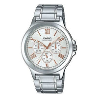 CASIO EDIFICE Quartz Waterproof Mens Silver Analog MTP-V300D-7A2