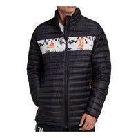 adidas Juventus Soccer/Football Sports Down Jacket Black FR4206