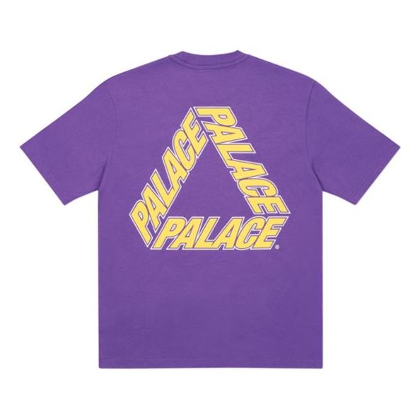 PALACE Round Neck Short Sleeve Unisex Purple PAL-FW20-257