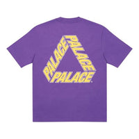 PALACE Round Neck Short Sleeve Unisex Purple PAL-FW20-257