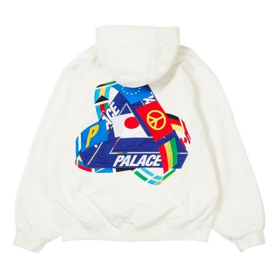 PALACE Triflag Hooded Jacket Triangle Pattern Unisex White P20JK109