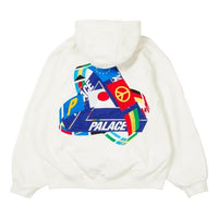 PALACE Triflag Hooded Jacket Triangle Pattern Unisex White P20JK109