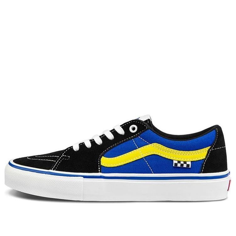 Vans Unisex SK8-Low Sneakers Black/Blue VN0A5FCFJCD