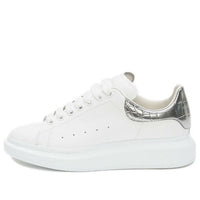 Alexander McQueen Oversized Sneaker 'White Silver Crocodile' 625162WHYBQ9071