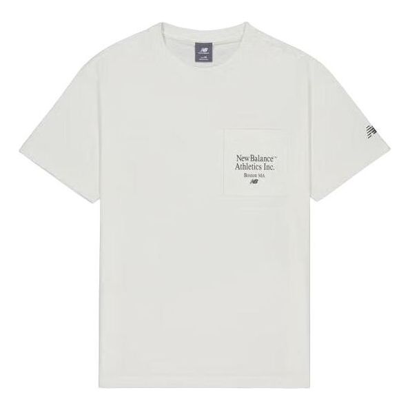 New Balance Essentials Athletic Club T-Shirt Asia Sizing 'White' AMT42316-CIC