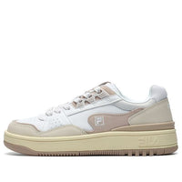 (WMNS) FILA Low-Top Sneakers White/Brown F12W144317FWB