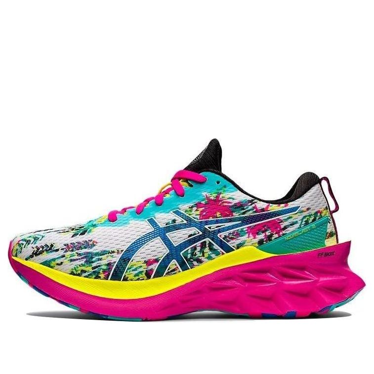 (WMNS) ASICS Novablast 2 'White Blue Pink' 1012B285-100