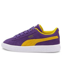 (PS) PUMA Suede Teams Leisure Board Shoes Purple 380566-03