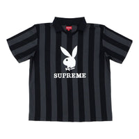 Supreme SS18 x Playboy Soccer Jersey Black SUP-SS18-781