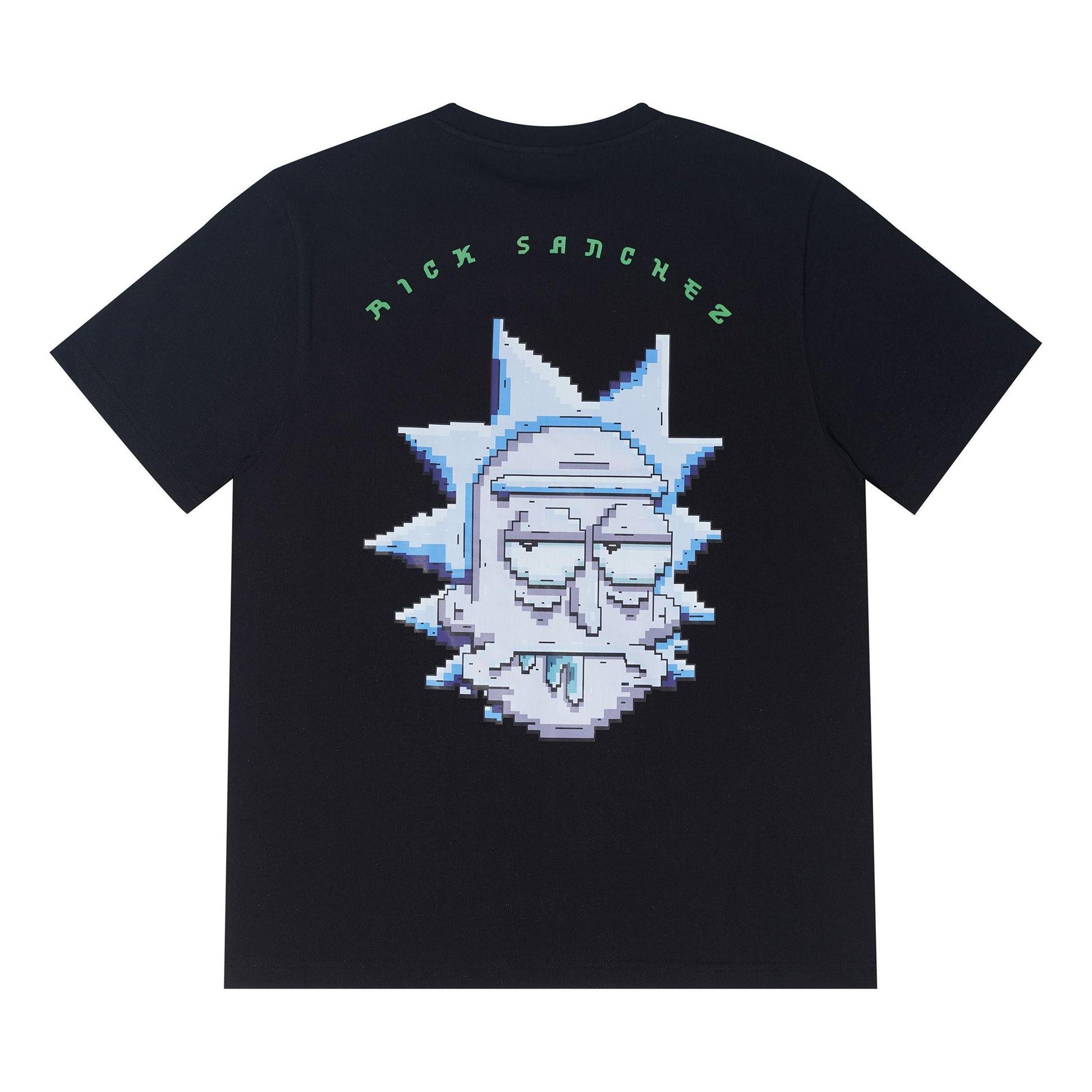 ASICS x Rick and Morty Crossover Cartoon Printing Sports Round Neck Short Sleeve Couple Style Black 2203A032-001