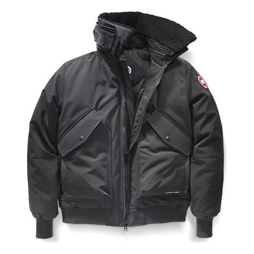 Canada Goose Bromley Bomber Detachable Pilot Jacket Male Black 7996M-61