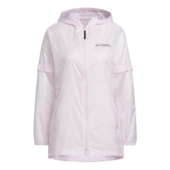 (WMNS) adidas Terrex Windbreaker Jackets 'Pink' IL3807