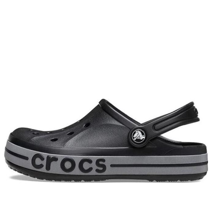 (GS) Crocs Bayaband Reflective Band Clogs 'Black Grey' 209213-001