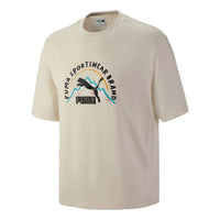 PUMA Camping Sportswear Mountain Tee 'White' 537390-65